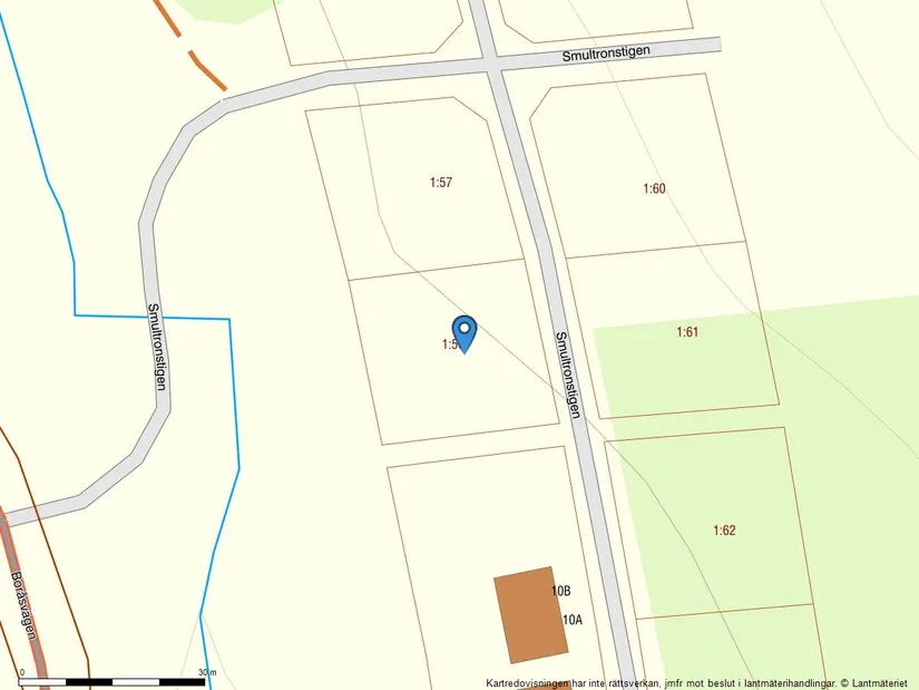 Tomt, Hulu - Smultronstigen (Tvärreds-skog 1:56), Ulricehamn