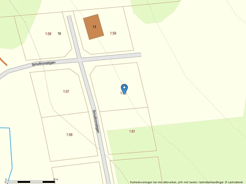 Tomt, Hulu - Smultronstigen (Tvärreds-skog 1:60), Ulricehamn