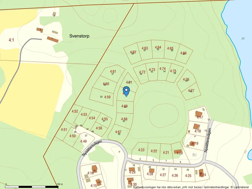 Tomt, Nysättersvägen 46, Stjärnhov, Gnesta