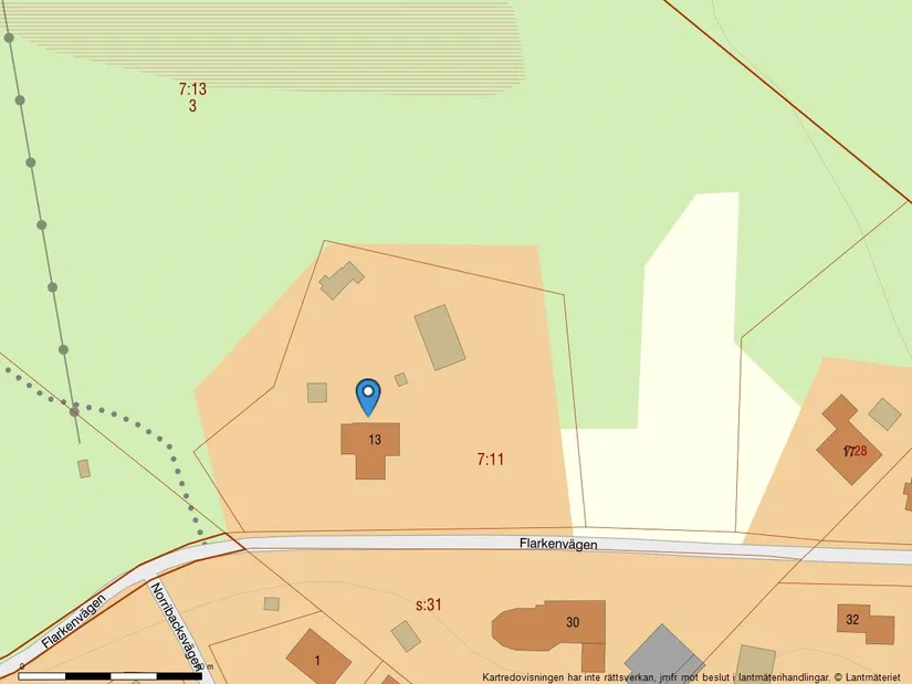 Villa, Flarkenvägen 13, Norra Svartbyn, Boden