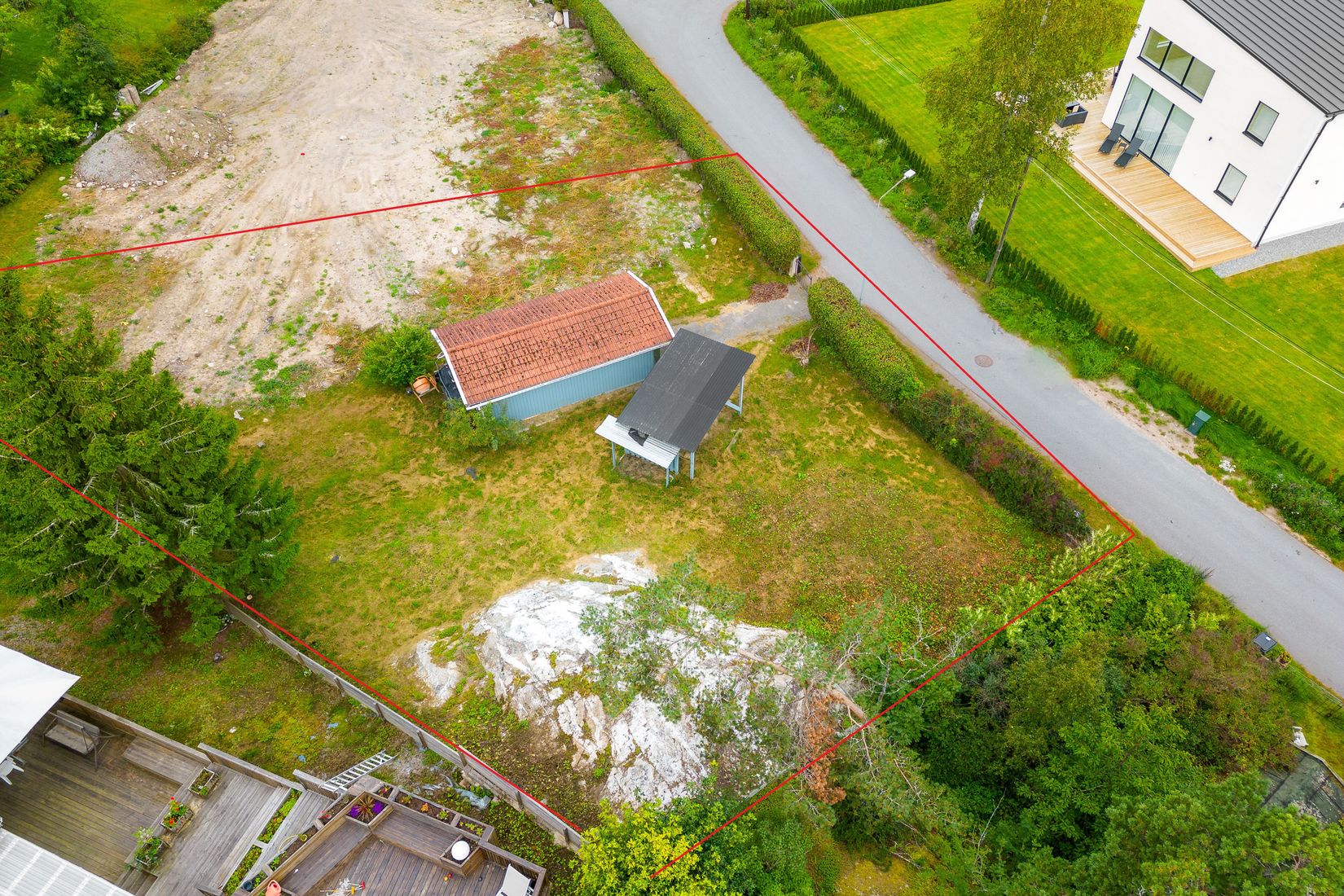 Tomt, Fredsvägen 7, Roslags-näsby, Täby