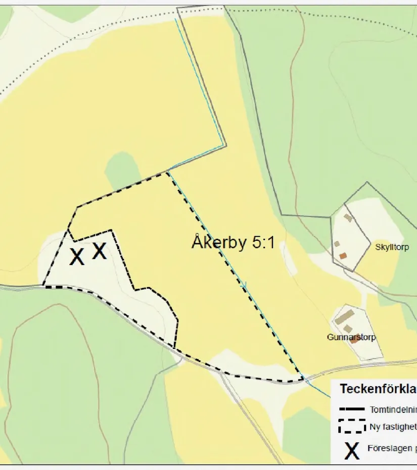 Tomt, Gårdeby Gunnarstorp 1, Söderköping