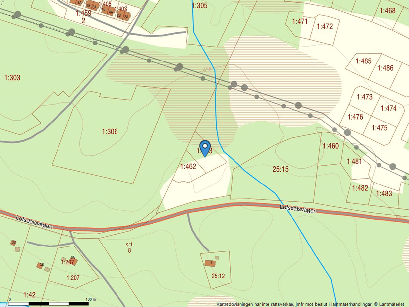 Tomt, Tomt Härjedalen Lofsdalen 1:463, Härjedalen