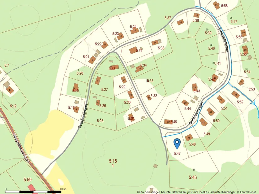 Tomt, Gottröraslingan 45, Gottröra, Norrtälje