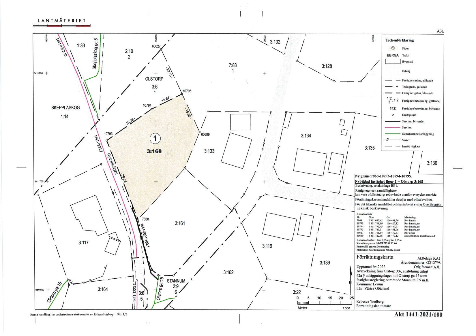 Tomt, Hyacintvägen 5, Gråbo-Olstorp, Lerum