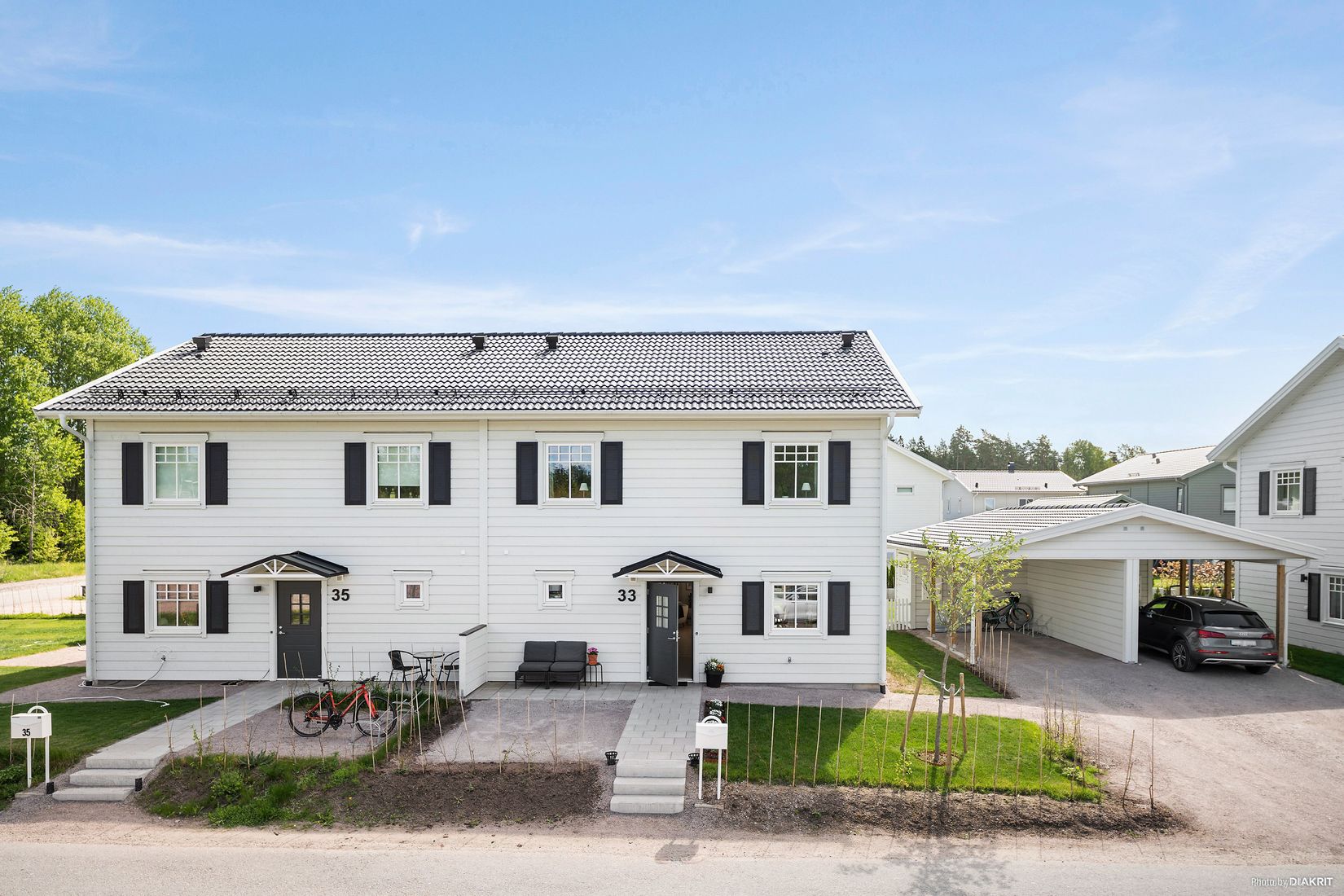 Radhus, Björnmossvägen 33, Lindbacken, Uppsala