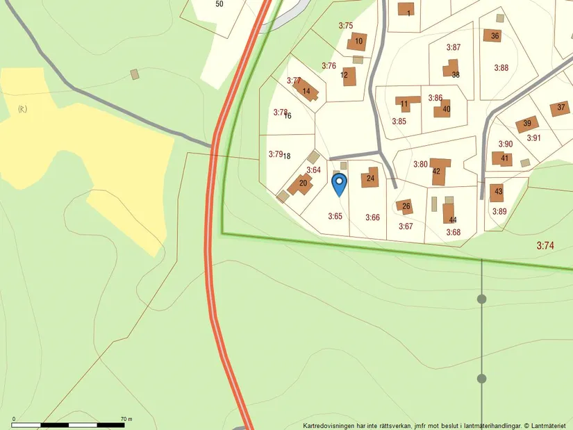 Tomt, Trankoket, Skåpesund, Tjörn
