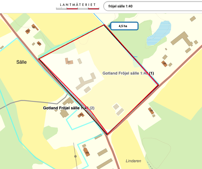 Gård/Skog, Fröjel Sälle 931, Fröjel, Gotland