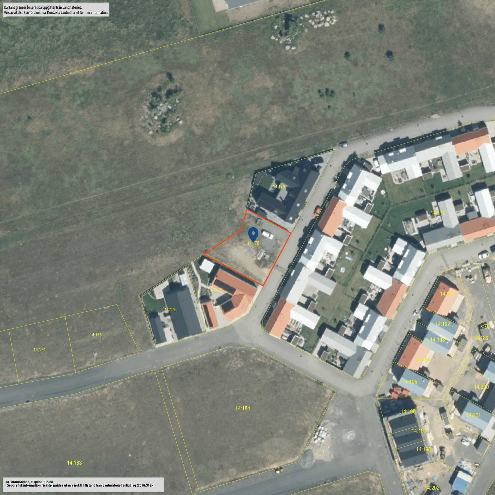 Tomt, Pistagegatan 4, ÅHUS - Åhusvången, Kristianstad