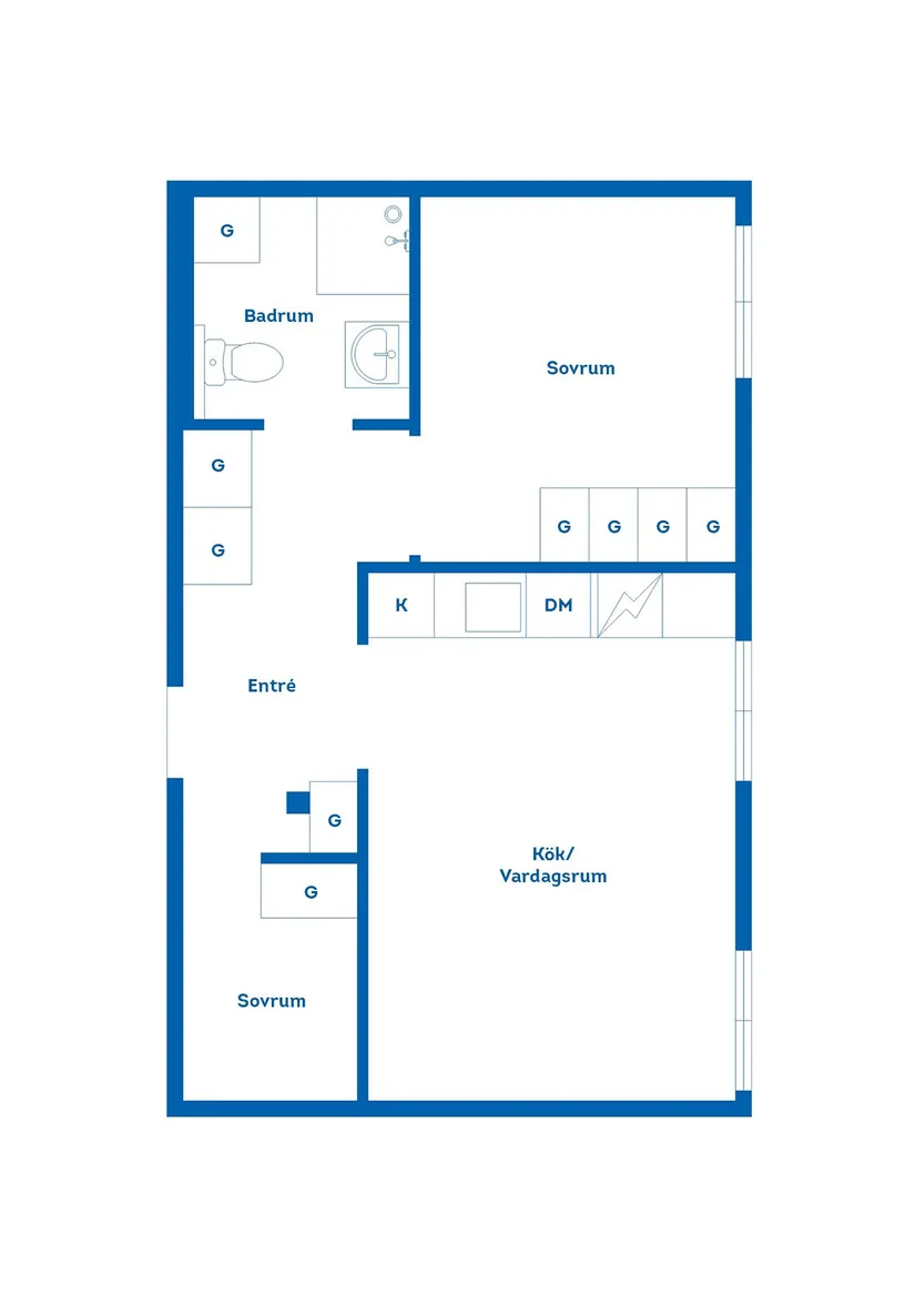 Bostadsrätt, Kramsta Gästgårdsvägen 5, lgh nr A203, Järvsö, Kramsta, Ljusdal