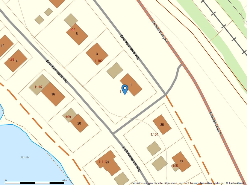 Villa, Emil Karlssons väg 1, Dvärsätt, Krokom