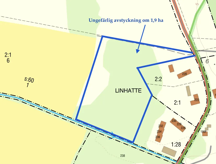 Tomt, Hamra Sallmunds 2:1 (del av skifte 6), Hamra, Gotland