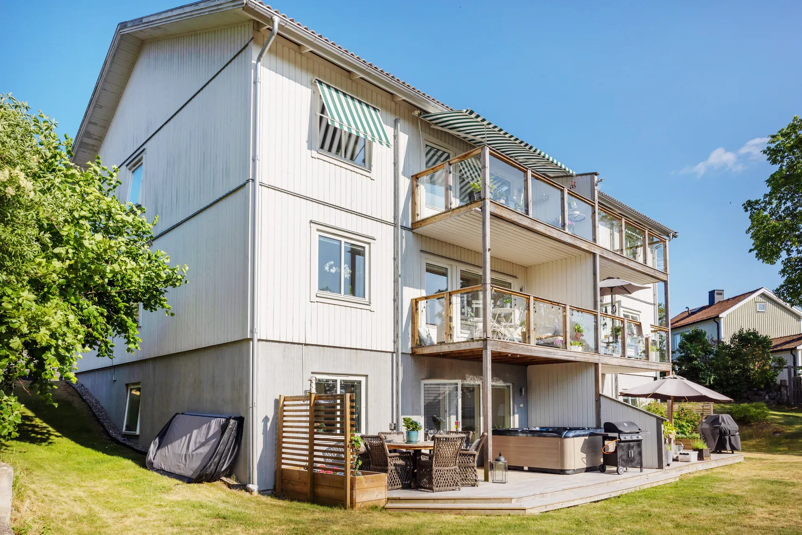 Radhus, Talluddsvägen 5B, Björknäs, Nacka