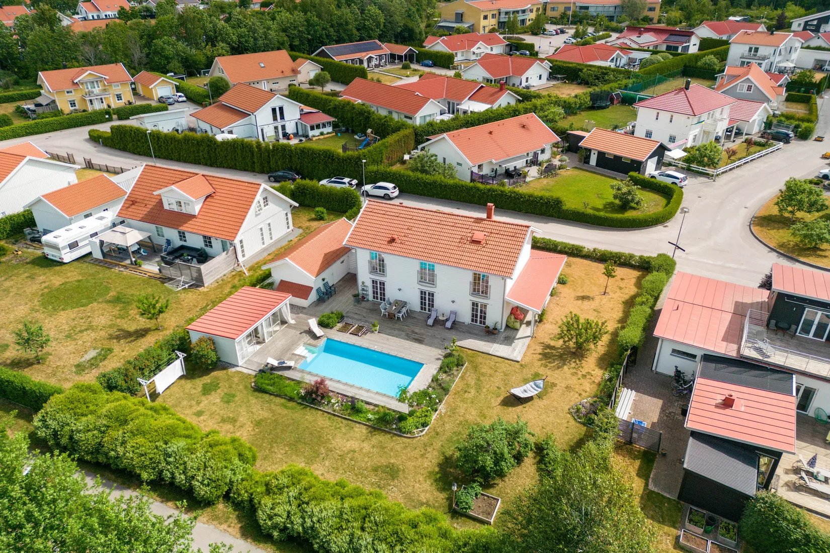 Villa, Badmintongatan 6, Gröngarn, Enköping