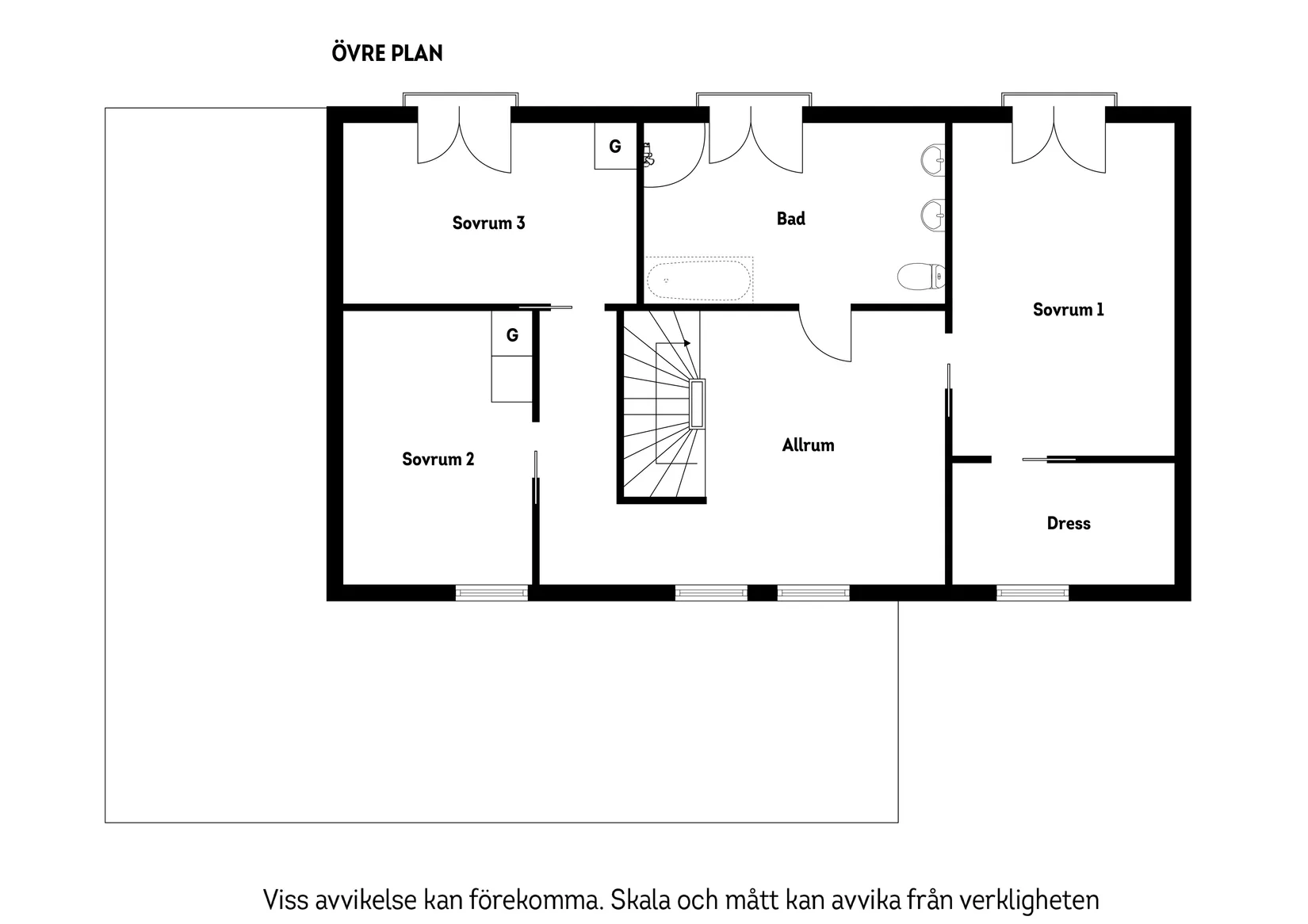Villa, Badmintongatan 6, Gröngarn, Enköping