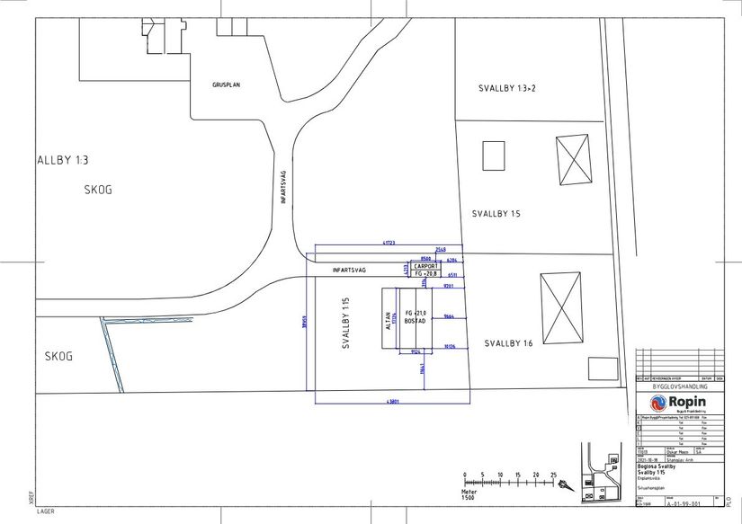 Tomt, Boglösa Svallby 22, Trögden, Enköping