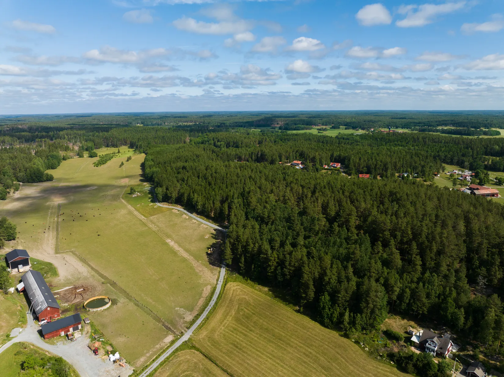 Tomt, Tomter på landet strax utanför Björnlunda, Lantligt, Gnesta