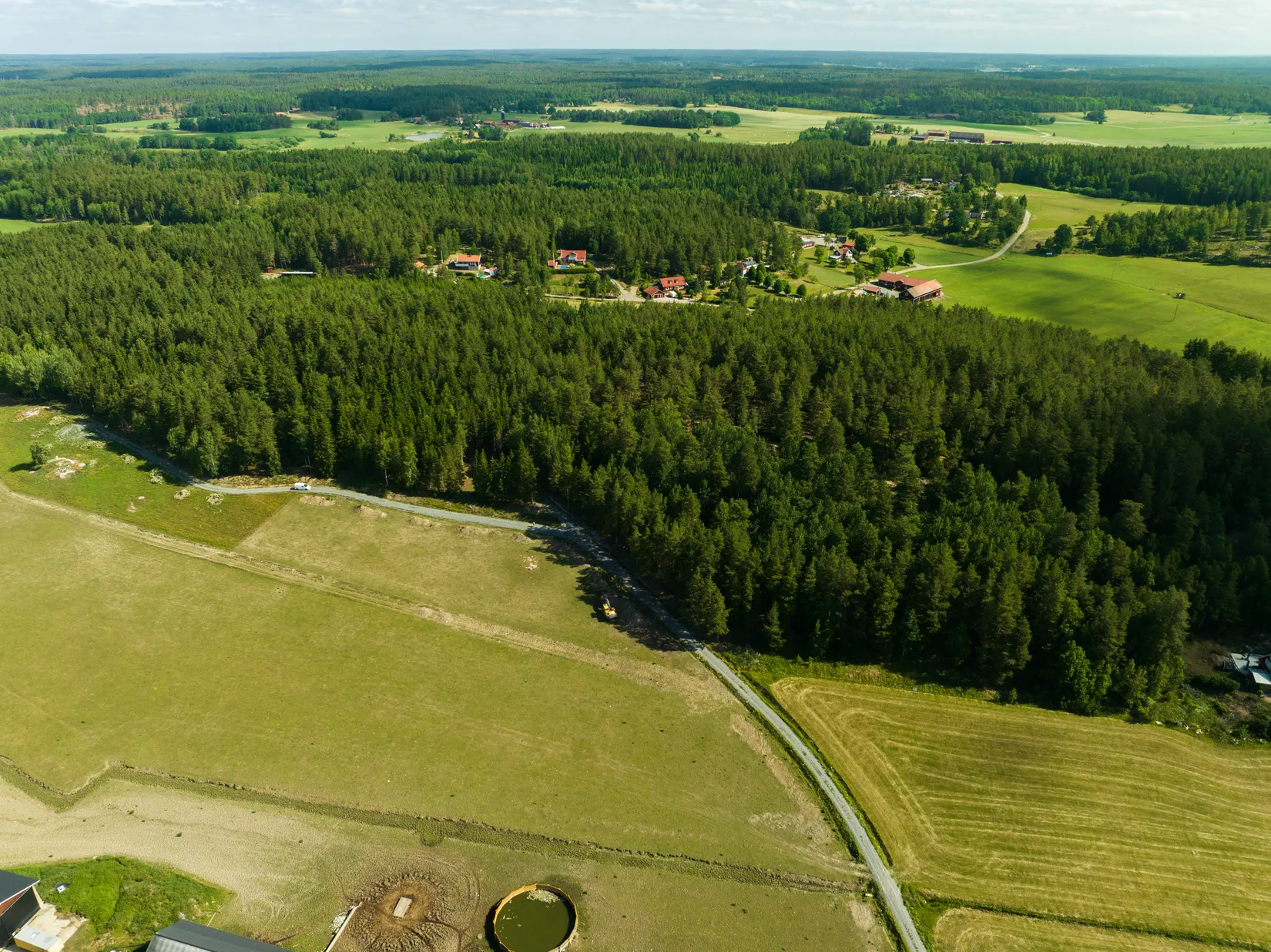 Tomt, Tomter på landet strax utanför Björnlunda, Lantligt, Gnesta