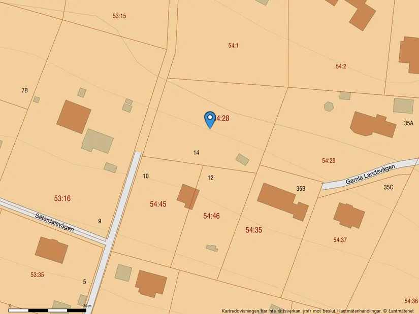 Tomt, Säterdalsvägen 14, Svärtinge, Norrköping