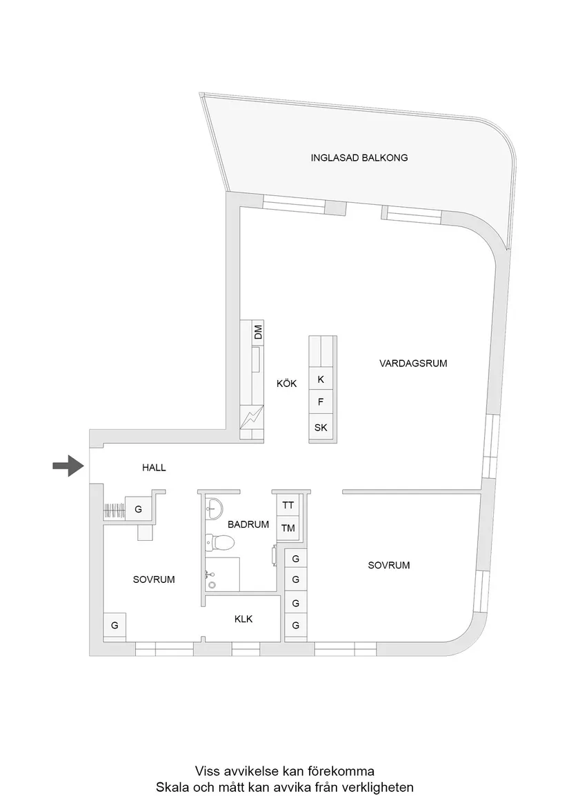 Bostadsrätt, Småbåtsgatan 10H, Centrum, Luleå