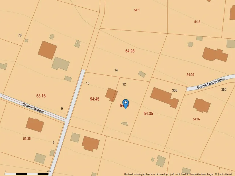 Tomt, Säterdalsvägen 12, Svärtinge, Norrköping