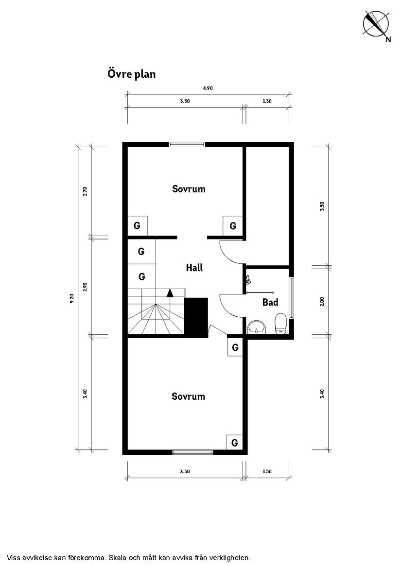 Villa, Hallandsvägen 57, Örkelljunga