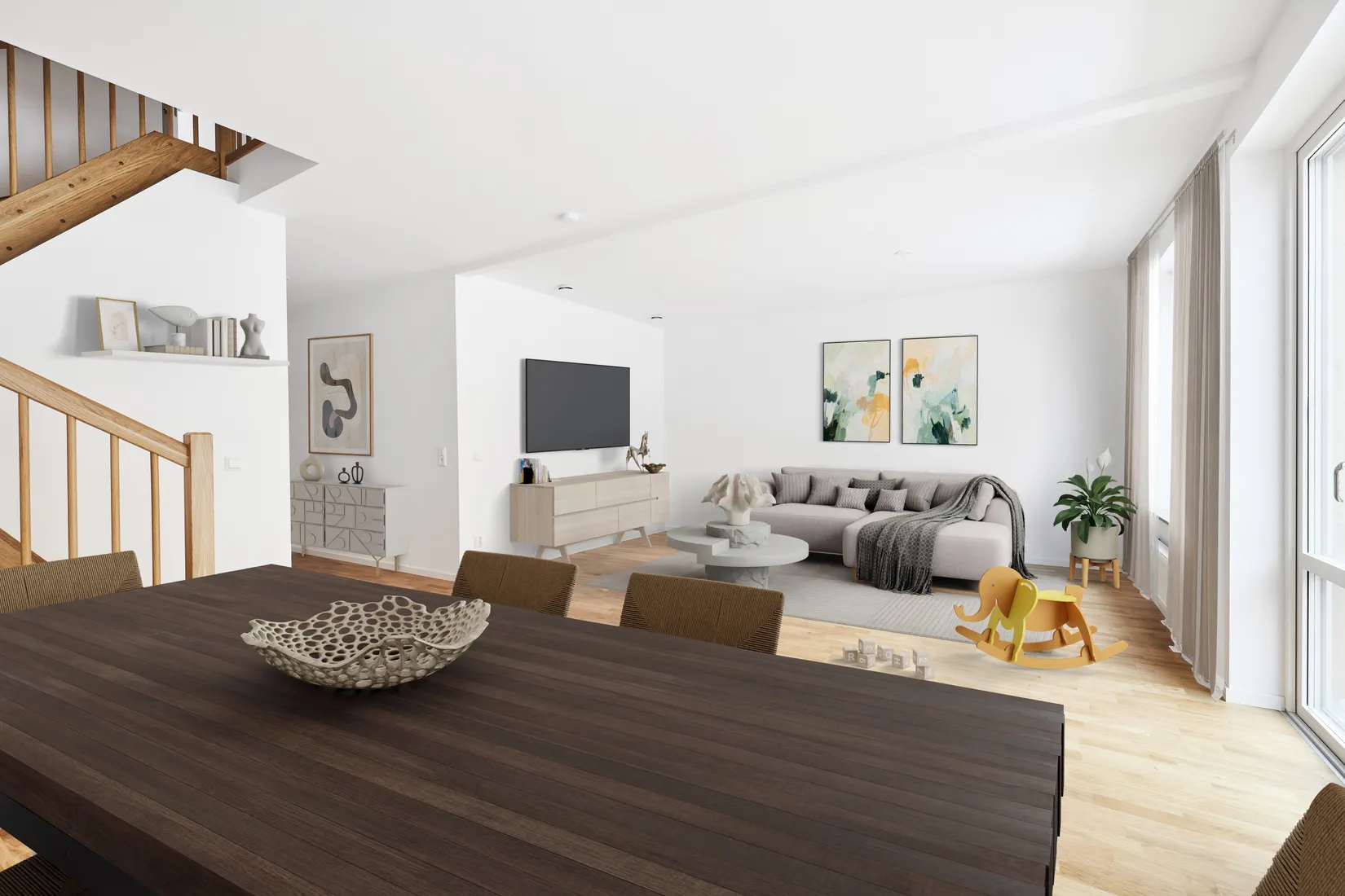 Radhus, Polluxgatan 17, Kungsängen, Jönköping