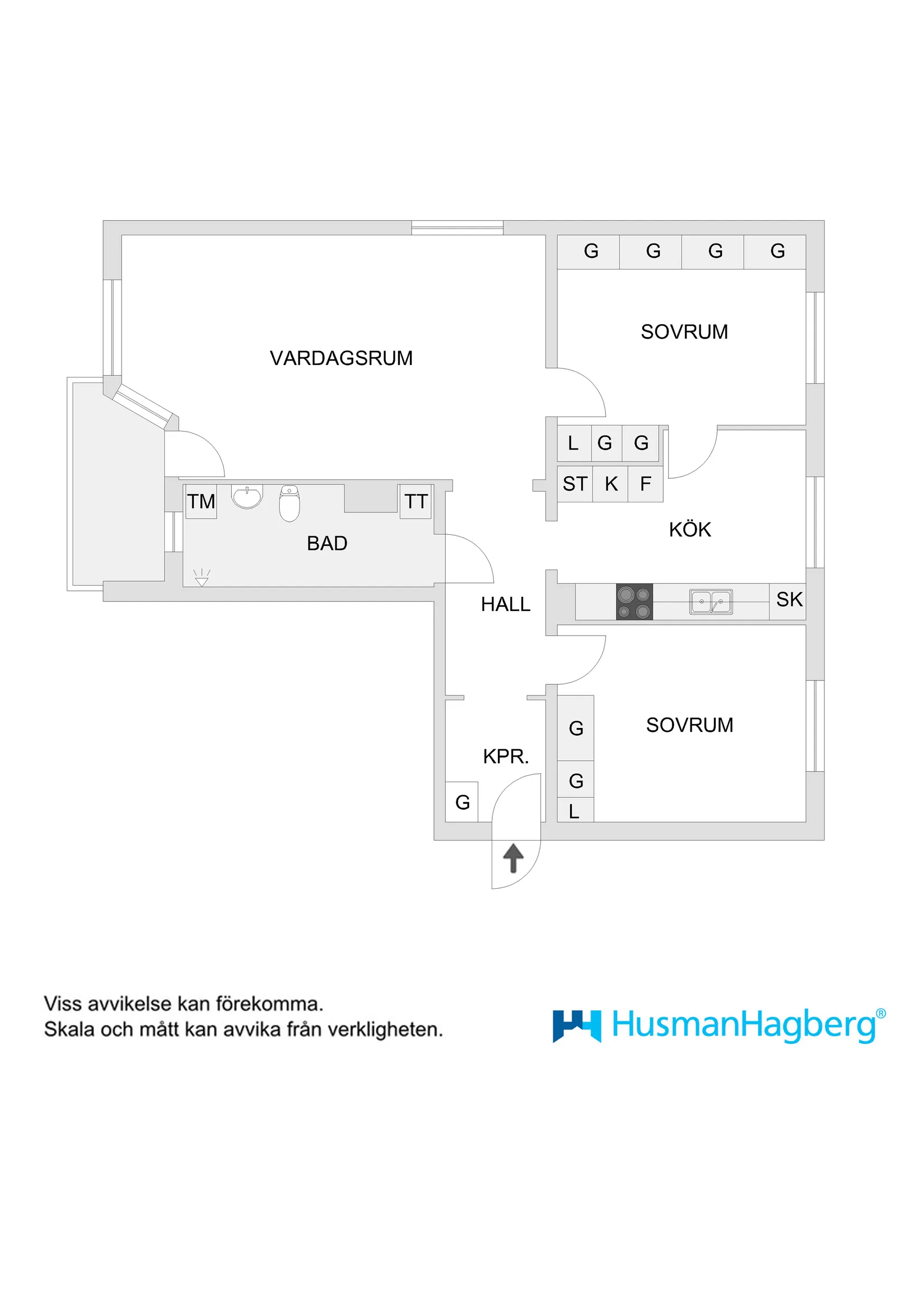 Bostadsrätt, Borgvägen 21, Teg, Umeå