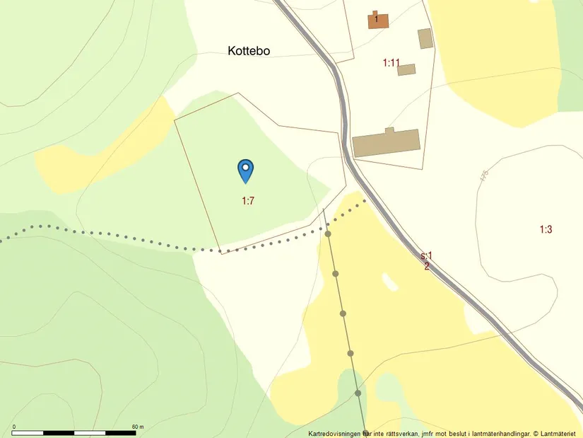 Tomt, Kottebo 1:7, Ulrika, Linköping