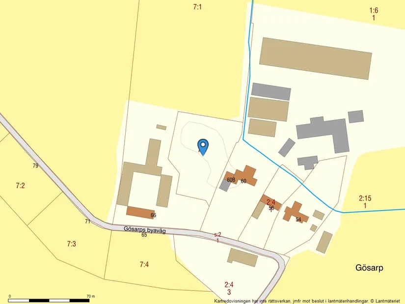 Tomt, Gösarps byaväg 64, Gösarp 7:5, Gösarp, Höganäs