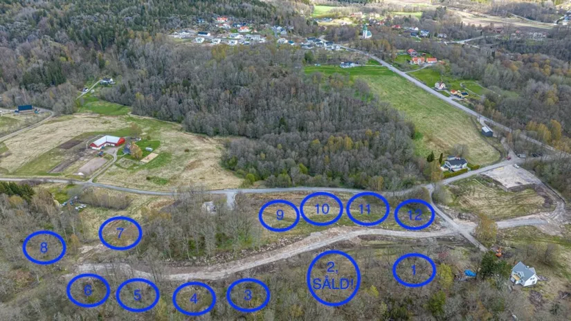 Tomt, Lilla Korpåsvägen 15, Munkedal