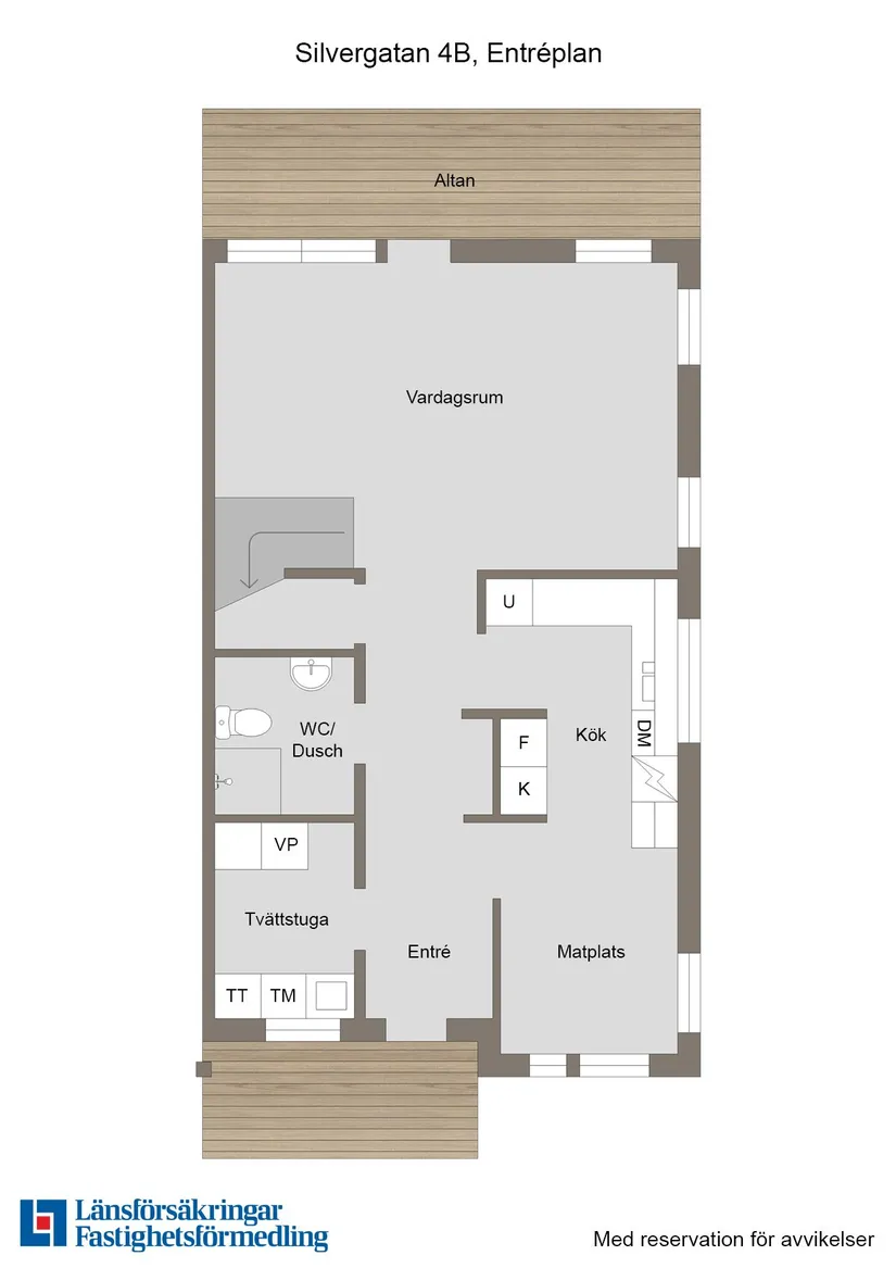 Bostadsrätt, Radhus, Silvergatan 4B, Klondyke, Enköping