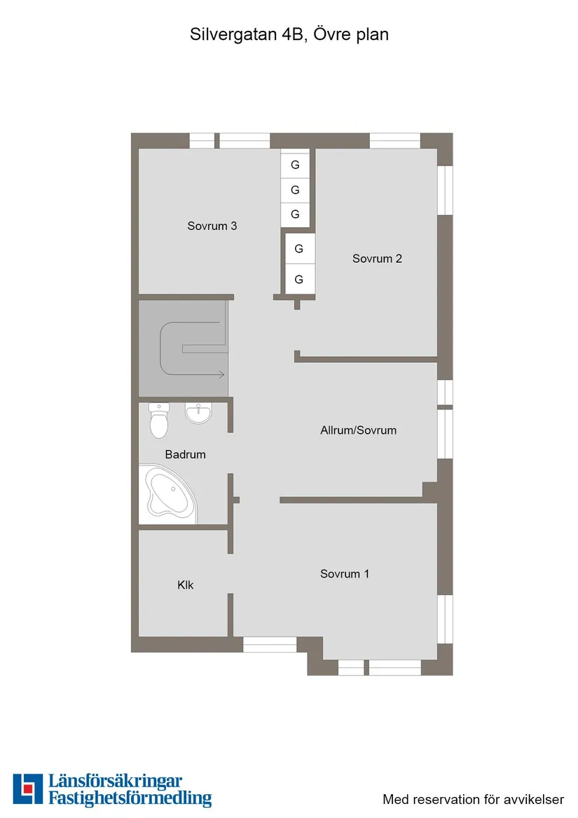 Bostadsrätt, Radhus, Silvergatan 4B, Klondyke, Enköping