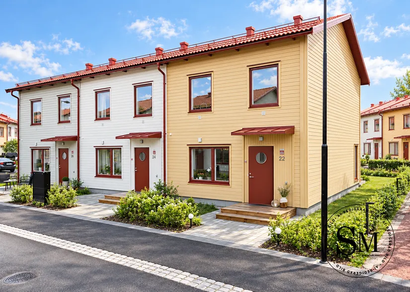 Radhus, Uttervägen 22, Kareby, Kungälv