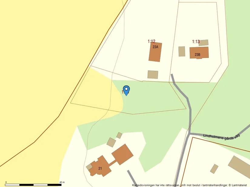 Tomt, Lindholmens gårds väg 21B, Lindholmen, Vallentuna