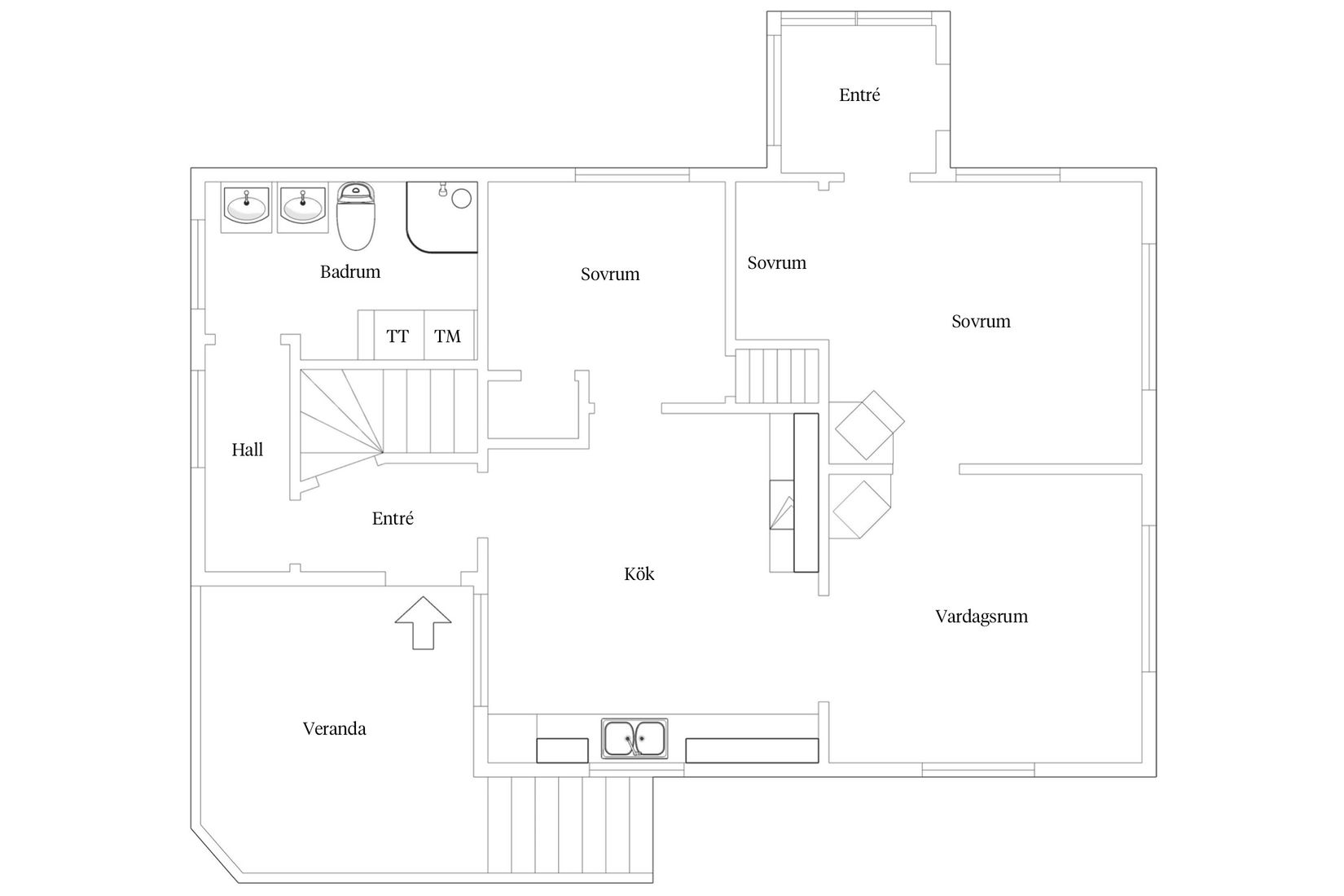 Villa, Hamnvägen 8, Mollösund, Orust