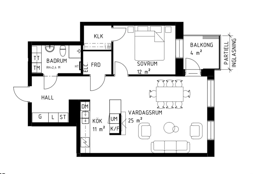 Bostadsrätt, Kanalgatan 19, Kristianstad - Centrum, Kristianstad