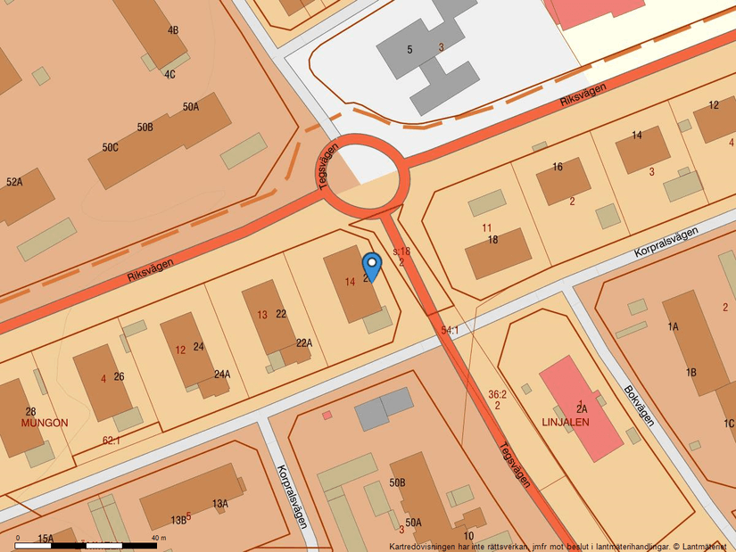 Bostadsrätt, Korpralsvägen 20, Teg, Umeå