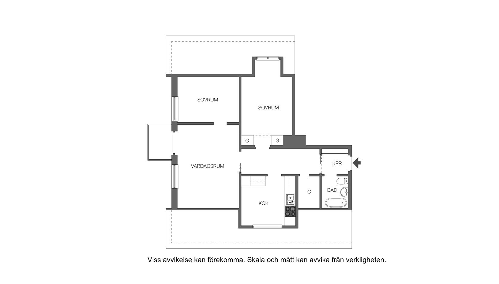 Bostadsrätt, Korpralsvägen 20, Teg, Umeå
