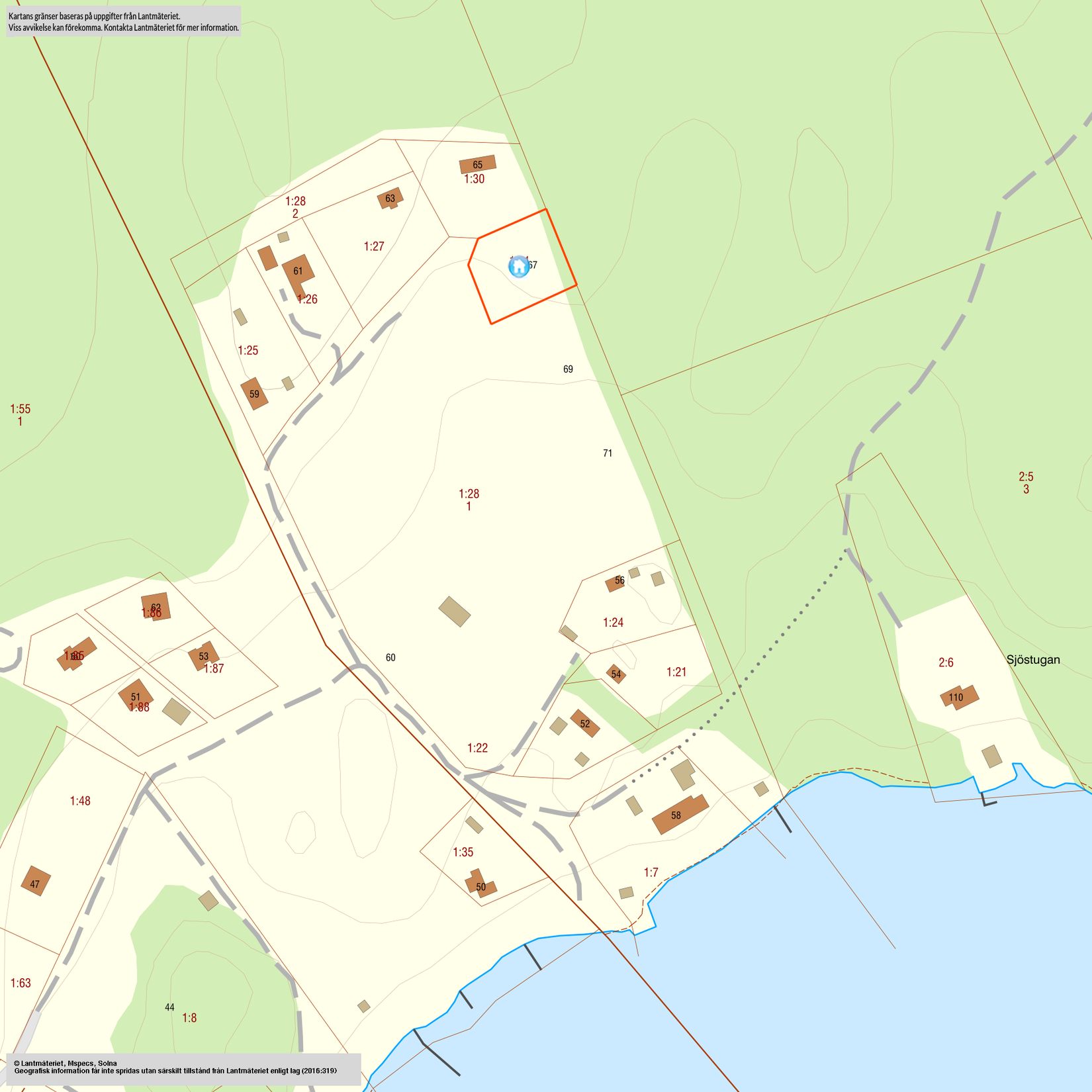 Tomt, Östervik 67, Östervik-Bergshamra, Norrtälje