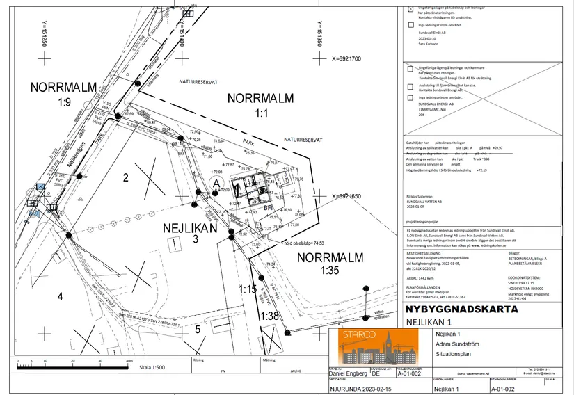Tomt, Nejlikevägen 16, Håkanstå, Sundsvall