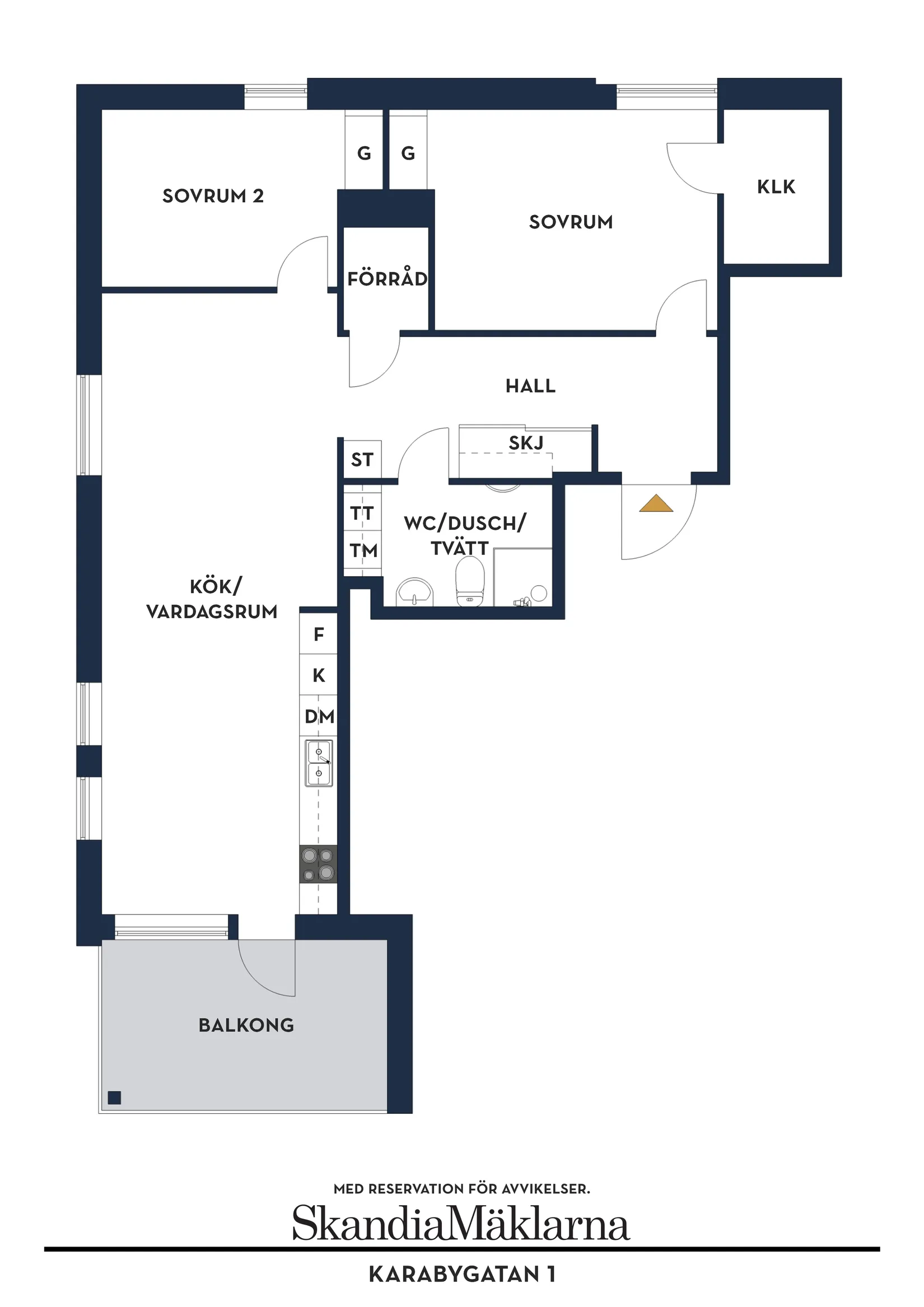 Bostadsrätt, Karabygatan 1, Mariastaden, Helsingborg