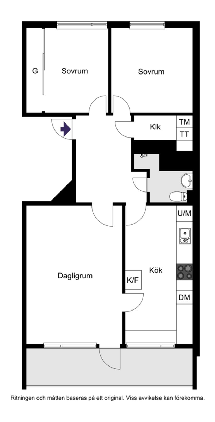 Bostadsrätt, Domaregatan 13B, Elineberg, Helsingborg