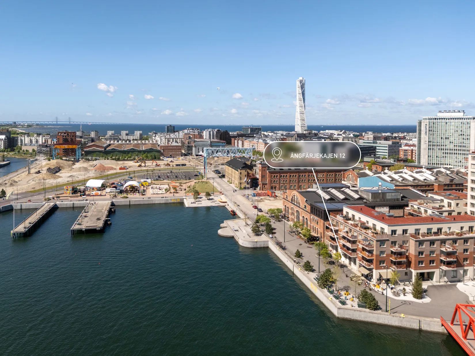 Bostadsrätt, Ångfärjekajen 12, Varvsstaden, Malmö