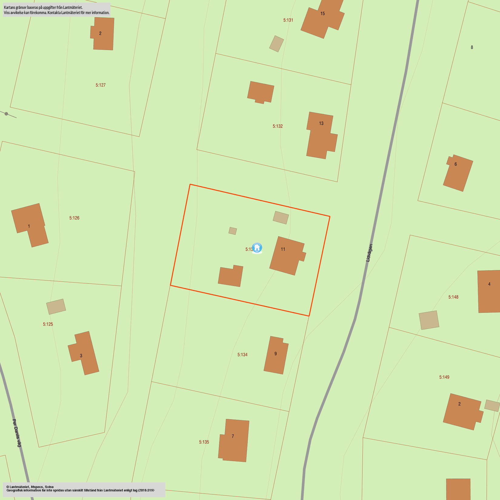 Fritidshus, Lidvägen 11, Sälfjällstangen, Malung-Sälen