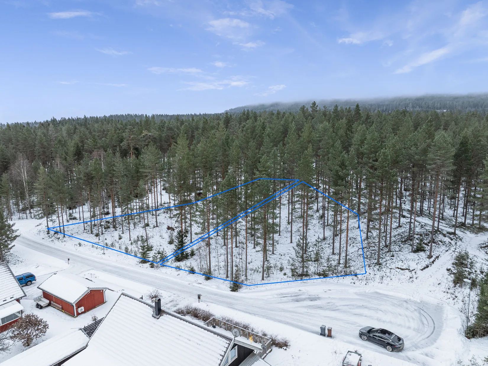 Tomt, Smedby Vitmossevägen och Klåvesväg, Gärde, Västannor och Smedby, Leksand