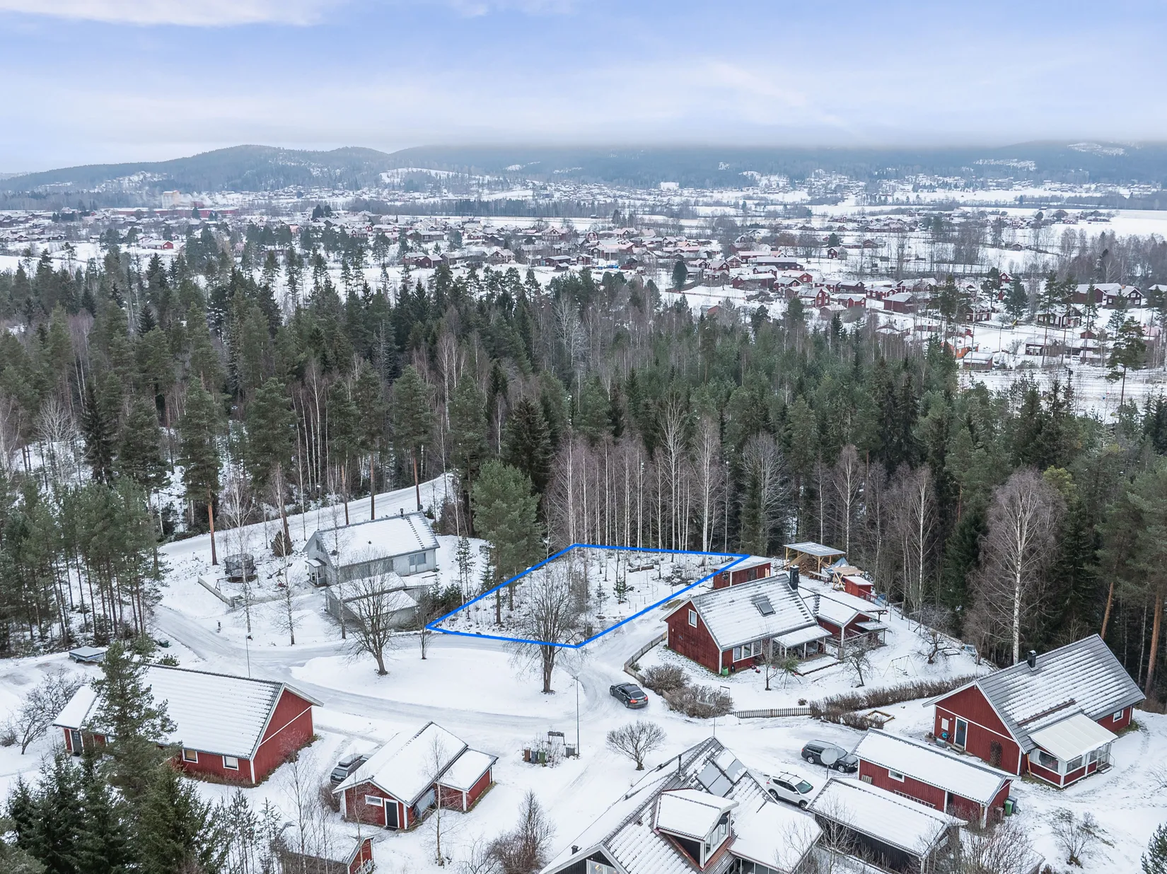 Tomt, Smedby Vitmossevägen och Klåvesväg, Gärde, Västannor och Smedby, Leksand