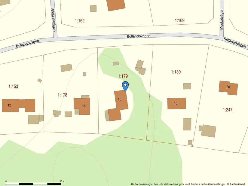 Fritidshus, Bullandövägen 16, Älvsala, Värmdö