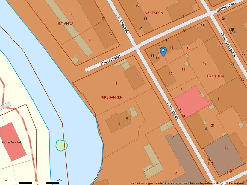 Villa, S:t Annegatan 14, Centralt Öster, Nyköping