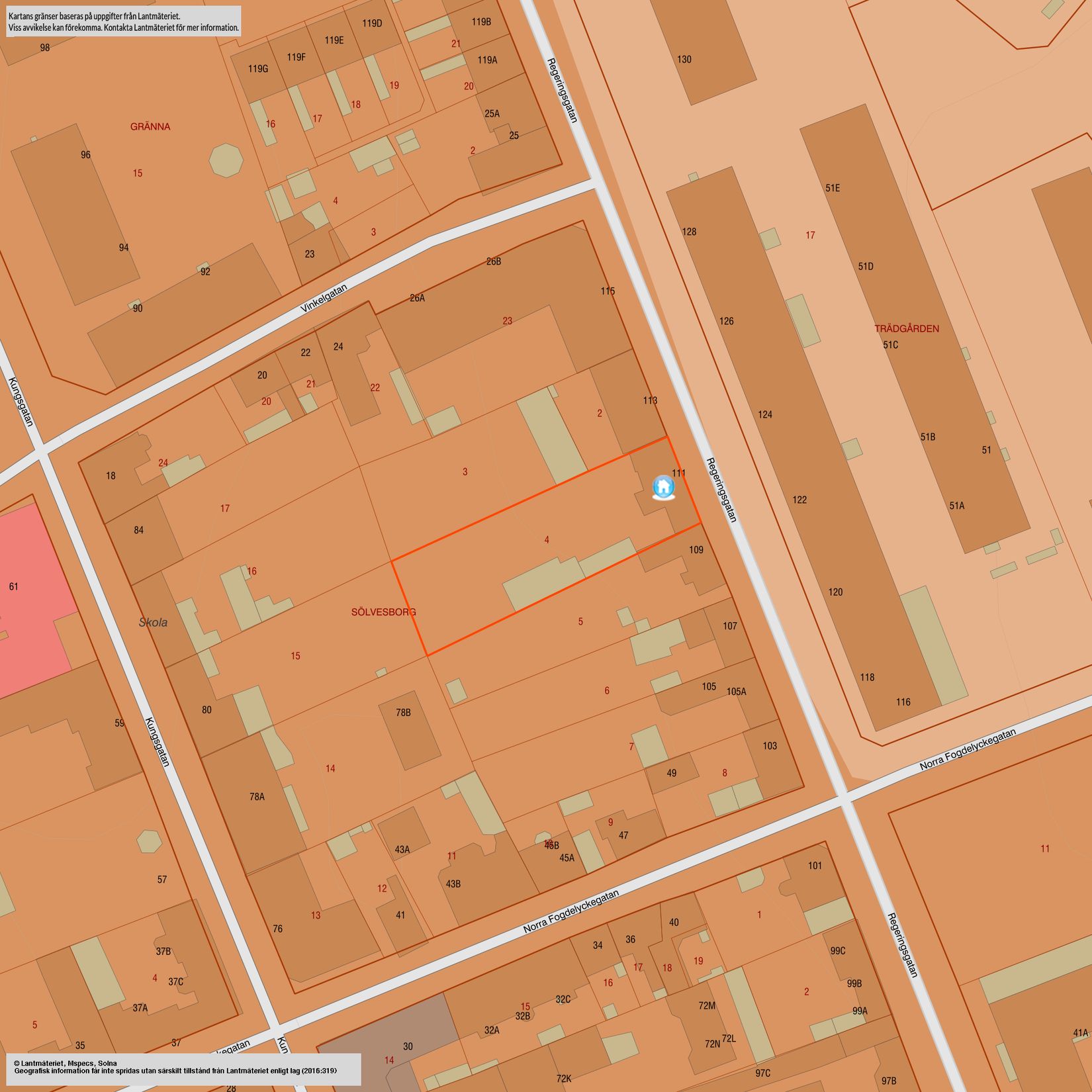 Villa, Regeringsgatan 111, Centrum, Karlshamn